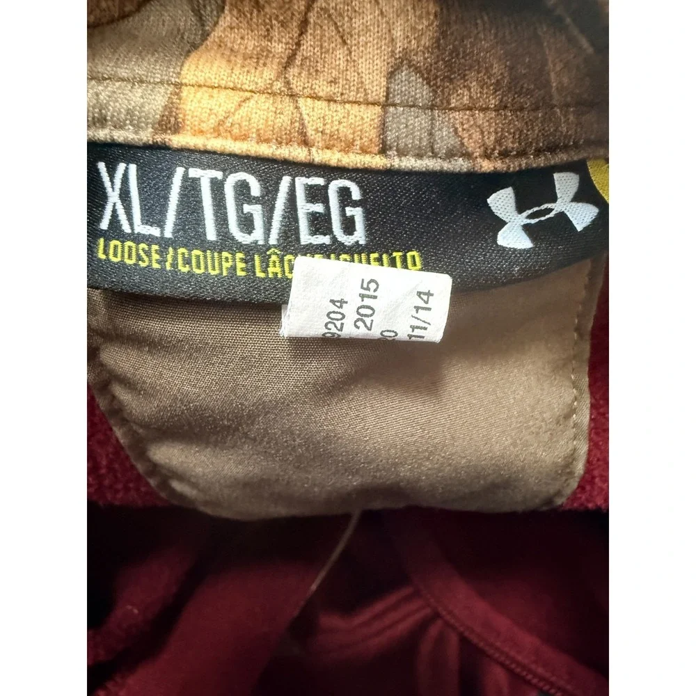 Lot 2 -UNDER ARMOUR - Men's 1/4 Zip Pullover Long Sleeve Hunting Shirt - X-Large